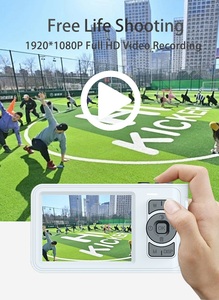 Compact 50MP 1080P FHD X30 Digital <strong>Camera</strong> with 16X Digital Zoom Easy Portable and Waterproof SD Card Recording Features - Product Image 4
