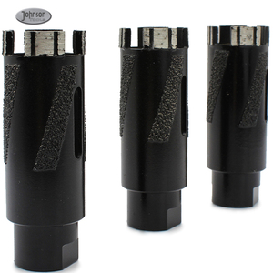 Rosca M14 soldada con láser, 32mm, 1-1/4 ", broca de núcleo de segmento de diamante, uso en seco para piedra caliza de granito - Product Image 1