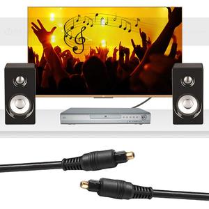 Syong S/PDIF cao cấp TosLink Cáp âm thanh quang màu đen PVC jatcket OD:5.0 Tương thích với các thiết bị tiêu chuẩn và độ nét cao - Product Image 5