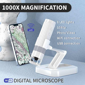 Microscopio electrónico digital con luces LED ajustables USB 1000x para reparación de móviles - Product Image 2