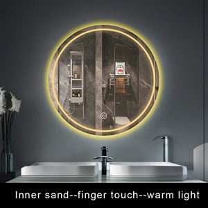 60cm LED Light <strong>Mirror</strong> Touch <strong>Sensor</strong> <strong>Switch</strong> Round Full Length Looking Glass Night Club Defog Smart bluetooth Dressing Table <strong>Mirror</strong> - Product Image 5