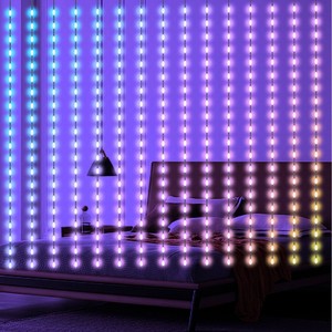 Smart RGBIC APP telecomando luci a LED per decorazione artificiale dell'albero di Natale - Product Image 1