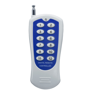 Codice fisso telecomando vendita calda 433MHZ 2264 codice fisso ad alta potenza 12 pulsanti wireless RF telecomando - Product Image 5