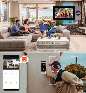 Sistemas de intercomunicación de puerta con cámara Wifi inteligente Timbre de puerta Desbloqueo Cámara Videoportero Sistema de intercomunicación de teléfono con función Tuya - Product Image 3