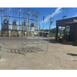 Piattaforma di lavoro Galvanizedaerial su misura per tetto in lastre di cemento sistema di impalcatura per grattacieli - Product Image 6