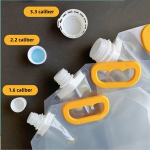 China Manufacturer Custom Printed Eco Friendly Design Grain Mung Bean Reusable Stand up Spout Nozzle Clear Plastic Package <strong>Pouch</strong> - Product Image 3