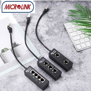 1x4 1x3 1x2 RJ45 Ethernet Splitter Adaptador de red de 1 a 4 puertos 1 macho a 4 hembra LAN Splitter Adaptador RJ45 - Product Image 3