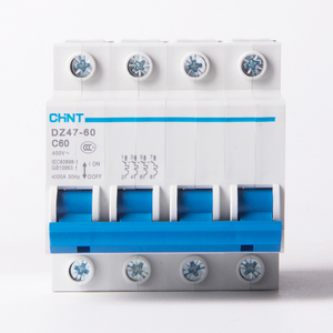 CHINT-disyuntores eléctricos en miniatura profesionales, interruptores de cambio de tipos mcb, tipo C, 1P, 2P, 3P, 4P, DZ47-60 - Product Image 1