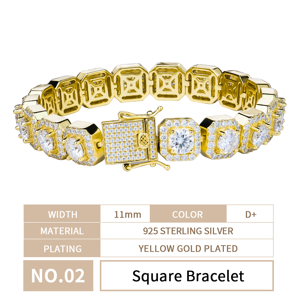 Square Bracelet Yellow