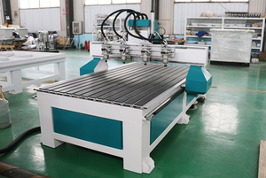Enrutador de máquina de tallado de madera CNC de cabezales múltiples 1325, trabajo de cuerpo pesado sin problemas, cómodo de usar, procesamiento de múltiples piezas - Product Image 2