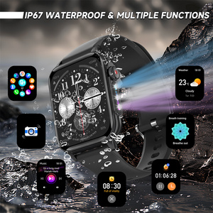 GAOKE Smart Watch <strong>Running</strong> Light Breathing Ambient Light Led Flashlight Women Sport Smartwatch Watch for Men Smart 2024 New P6
