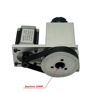Cnc 路由器零件旋转轴 4 轴 3M-6-ER32 与 ER32 夹头卡盘和 Nema 23 电机 DIY cnc 铣床 - Product Image 6