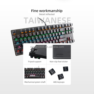 Taiwanese Mechanical <strong>Keyboard</strong> Customs Global Language 61 64 68 87 98 104 108 Key Mechanical <strong>Keyboard</strong> Is Suitable for OEM ODM - Product Image 5
