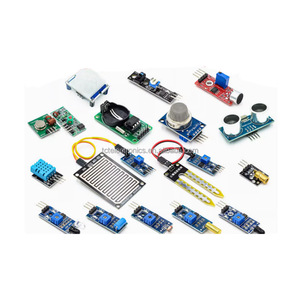 <strong>Raspberry</strong> <strong>Pi</strong> 16 <strong>Sensor</strong> Kit Experiment Starter Kit <strong>DHT11</strong> HC-SR501 DS1302 HC-SR04 Ultrasonic <strong>Sensor</strong>