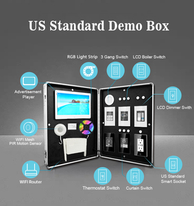 Smart Home Automation UE/EE. UU. Estándar Wifi Smart Switch Socket Demo Kit Smart Home Solution System para marketing y promoción - Product Image 6