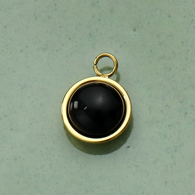 Black agate pendant