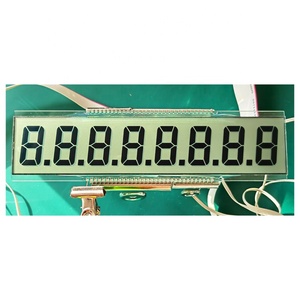 Produttore di dimensioni personalizzate TN HTN pannello schermo LCD Display di caratteri del modulo Digital Signage 8 cifre segmento LCD Display - Product Image 3