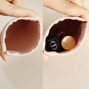 超细纤维包定制标志弹簧扣口红化妆品钱包首饰包卡座钥匙扣迷你包