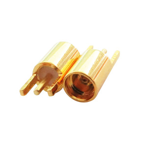 SMB konektörü lehim PCB dayanağı RF koaksiyel sağ açı düz SMB fiş erkek kenar için PCB dayanağı koaksiyel konnektör - Product Image 3