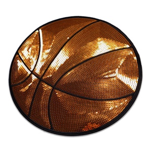 Tùy chỉnh các bản vá lỗi sắt trên phẳng <span class=keywords><strong>sequin</strong></span> Chenille các bản vá lỗi bóng đá bóng rổ thể thao thêu Phù Hiệu - Product Image 6