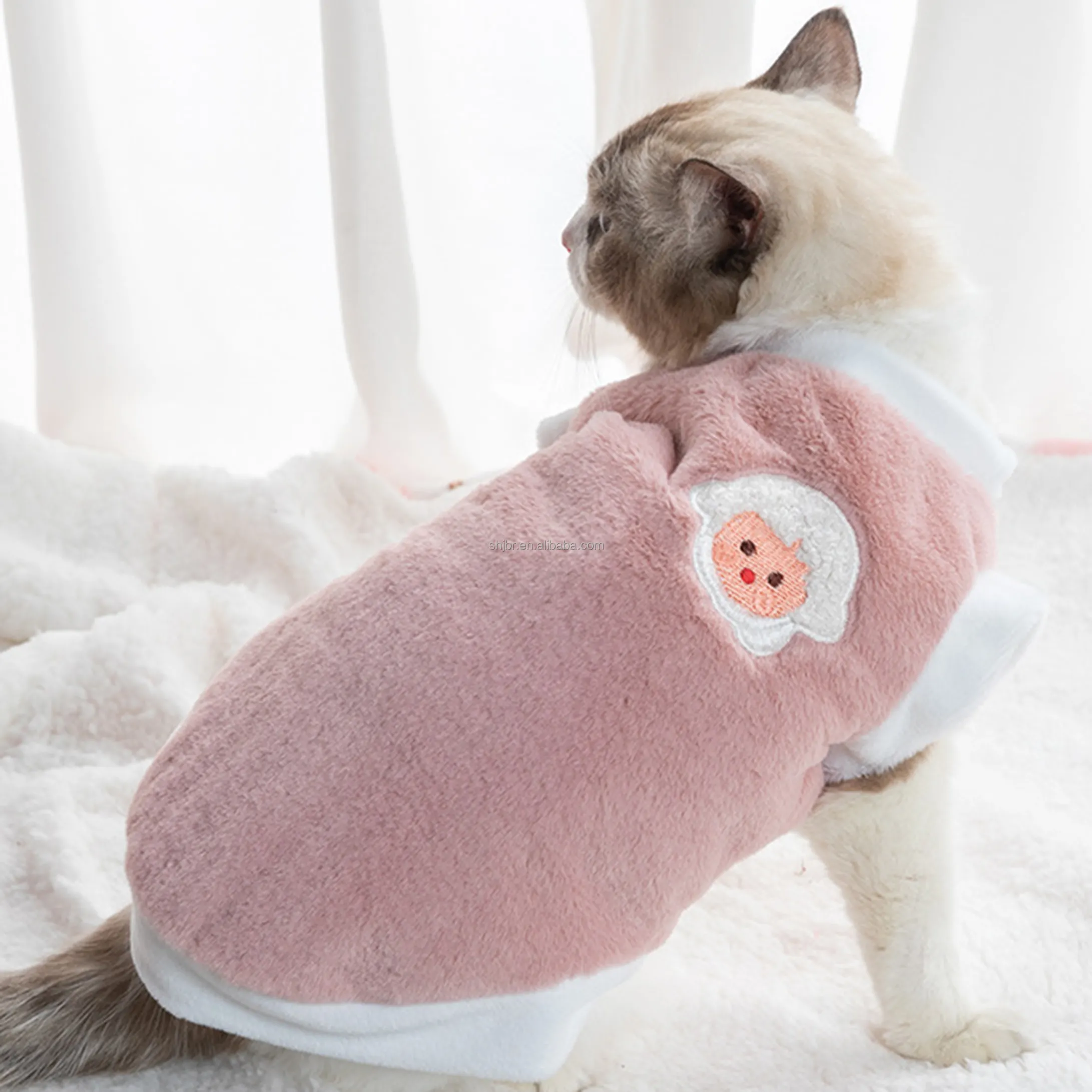 Grosir Pabrik pakaian kucing musim gugur/musim dingin rompi hangat kucing anak kucing pakaian musim dingin aksesori hewan peliharaan pakaian rompi anjing