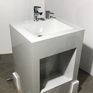 Thiết kế mới thiêu kết đá bệ wudu lưu vực hồi giáo nhà thờ hồi giáo cầu nguyện chân vuông rửa wudu bồn rửa - Product Image 6