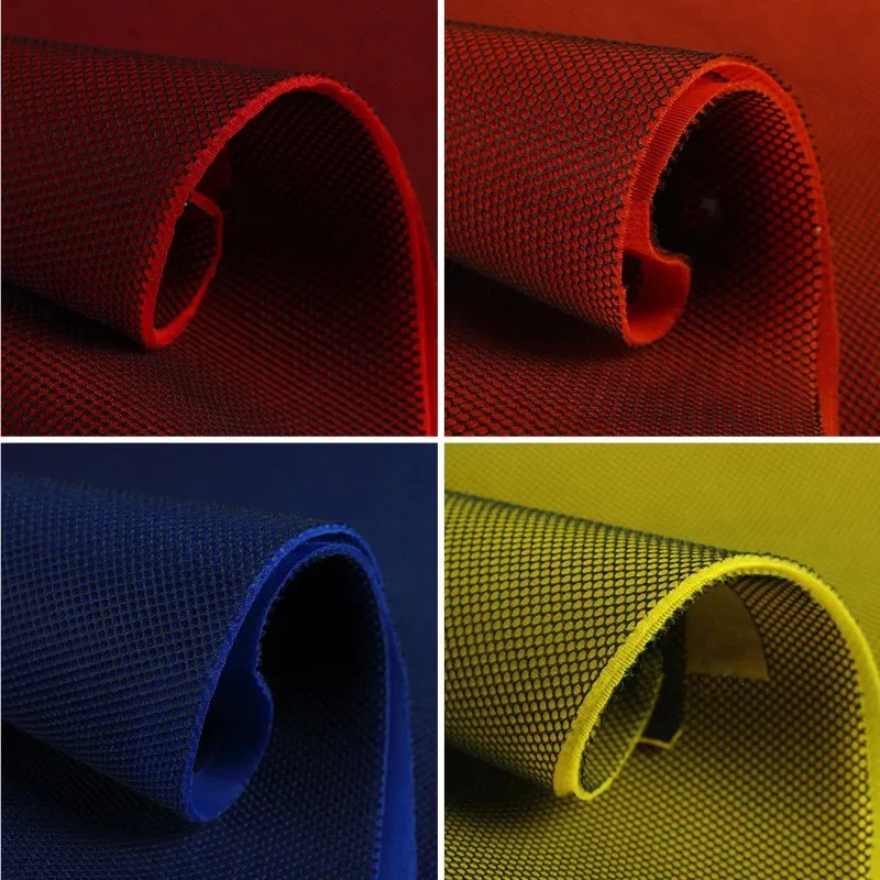 LS995 China Manufacturer Shoes Material 3d Sandwich Air Mesh Fabric 100% Polyester Knitted Fabric For Cushion