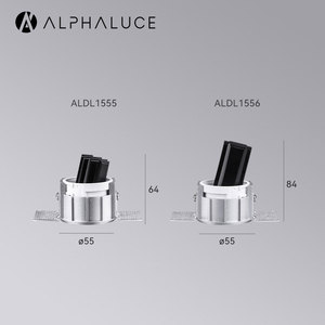 Alphaluce Adjustable Trimless Down <strong>Light</strong> Indoor Spot <strong>7W</strong> Downlight Cob Led Ceil Recessed Spot <strong>Light</strong> - Product Image 5