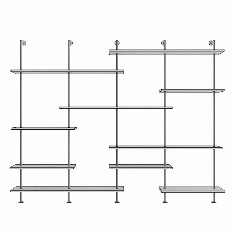 Laminato: 240*25*230cm
