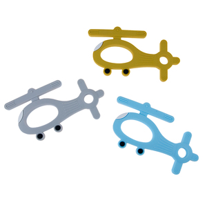 Cấp Thực Phẩm <span class=keywords><strong>Teether</strong></span> Giá Cả Phải Chăng Trẻ Em Của Silicone Máy Bay Trực Thăng <span class=keywords><strong>Teether</strong></span> - Product Image 1