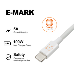 5A USB <strong>C</strong> to <strong>C</strong> Cable 100W E-Mark Chip Pd Fast Charging Sync Cable for macbook Tablet Laptop - Product Image 6