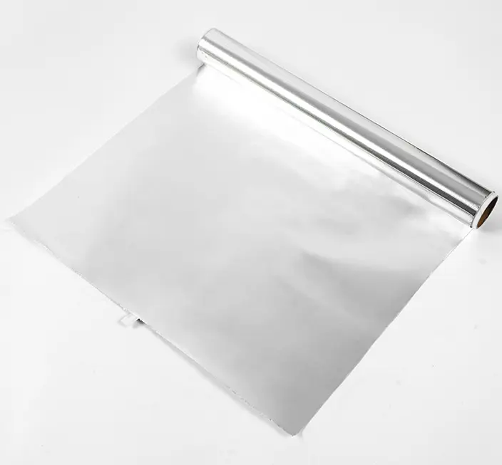 Низкая цена бытовой 8011 Алюминиевая фольга рулон большой размер 15 микрон алюминиевая фольга цена за рулон