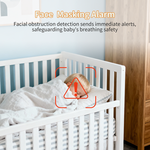 צג תינוקות חכם עם בינה מלאכותית בגודל 5.5 אינץ', ניטור שינה, ניטור דופק/תדירות נשימה, זיהוי בכי, זיהוי חסימת פנים/התנשא, התראה - Product Image 5