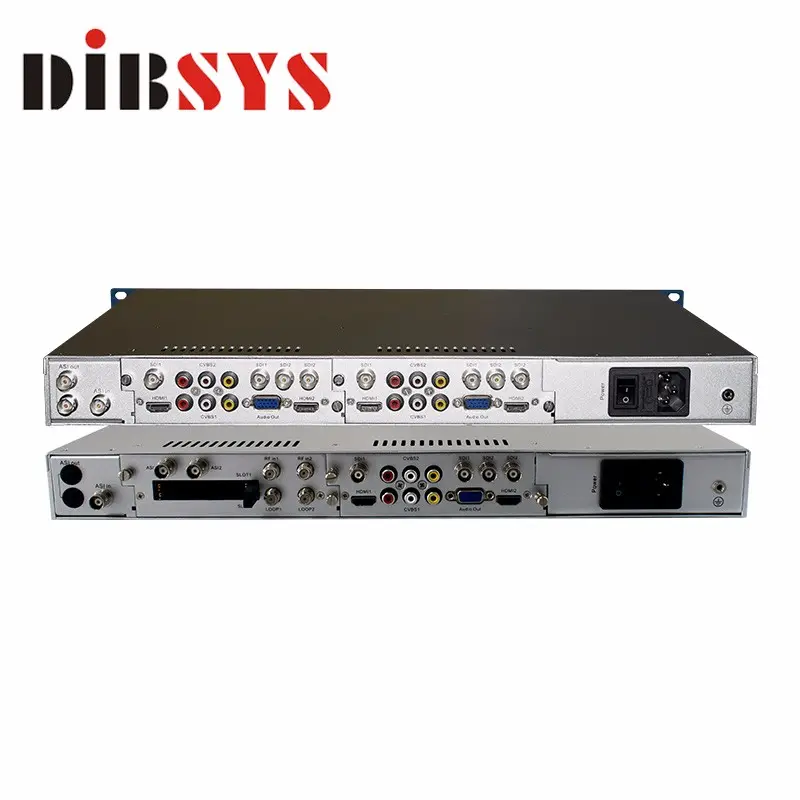 DVB-S2 DVB-C DVB-T2 MPEG2 H.264 H.265 수신기 디코더 CI IRD 출력 CVBS SD HD SDI 아날로그 스테레오 AES EBU