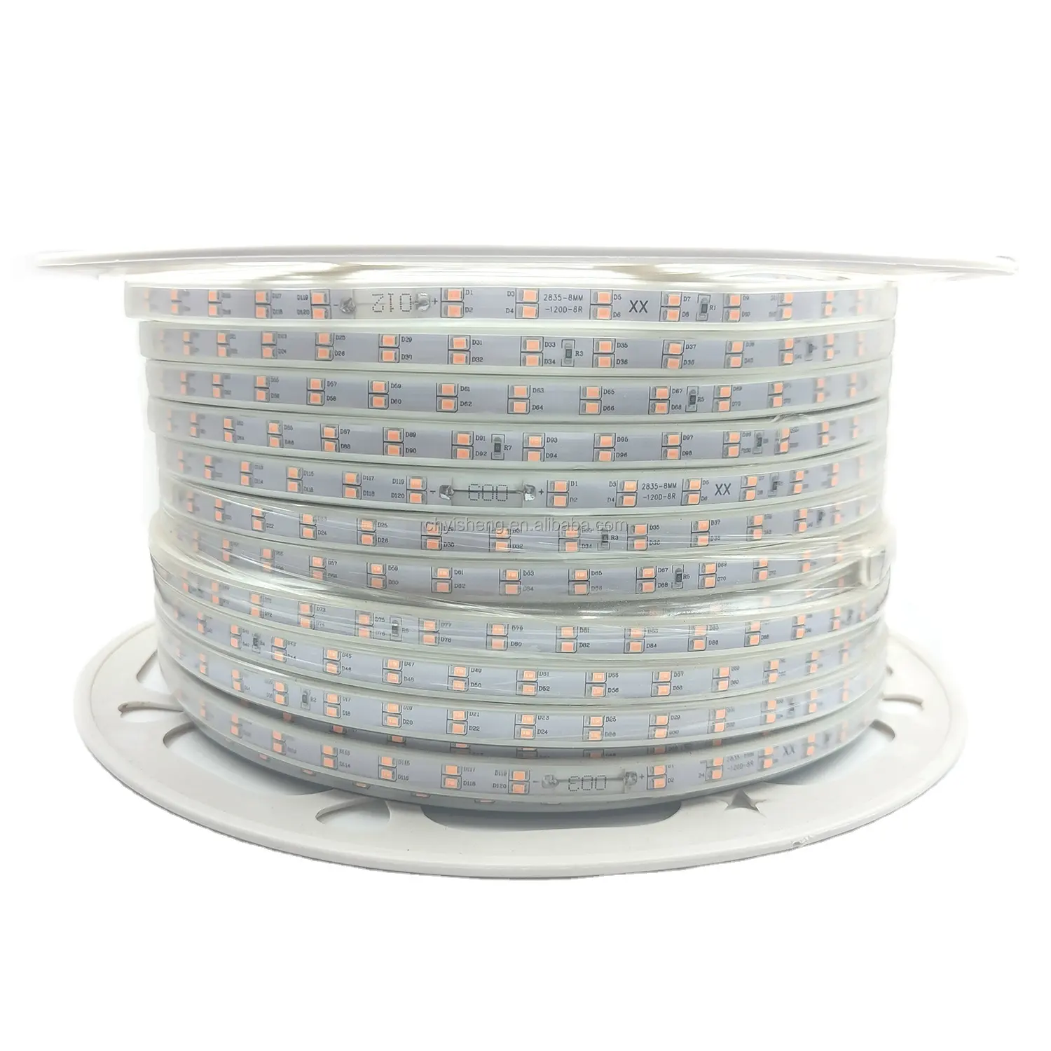 Bande lumineuse led 220V SMD 2835 120ed/M 50m 100m extérieur IP65 étanche bande lumineuse led