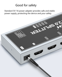 Dtech 4K <strong>HDMI</strong> <strong>Splitter</strong> 1x4 <strong>HDMI</strong> 2.0 Video <strong>1</strong> <strong>Input</strong> <strong>4</strong> <strong>Output</strong> 4K60Hz for 10 TVs - Product Image 2