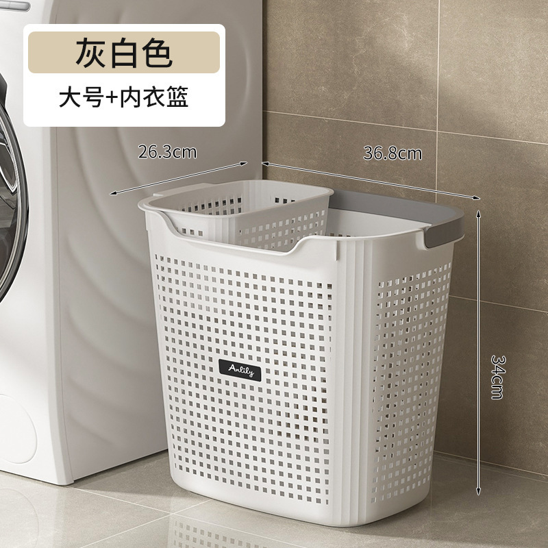 Small and large sizes-grayish white