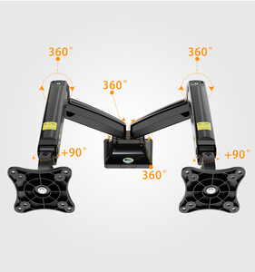 KLC-DS110-2/B 360 Degree Rotation Single Long Arm <strong>Monitor</strong> Stand Desk Mount <strong>Computer</strong> Vesa Bracket for 17&quot;-33&quot; <strong>LCD</strong> <strong>Display</strong> - Product Image 6