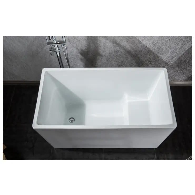 BODE 120cm Mini vasca idromassaggio da bagno di colore bianco con sedile