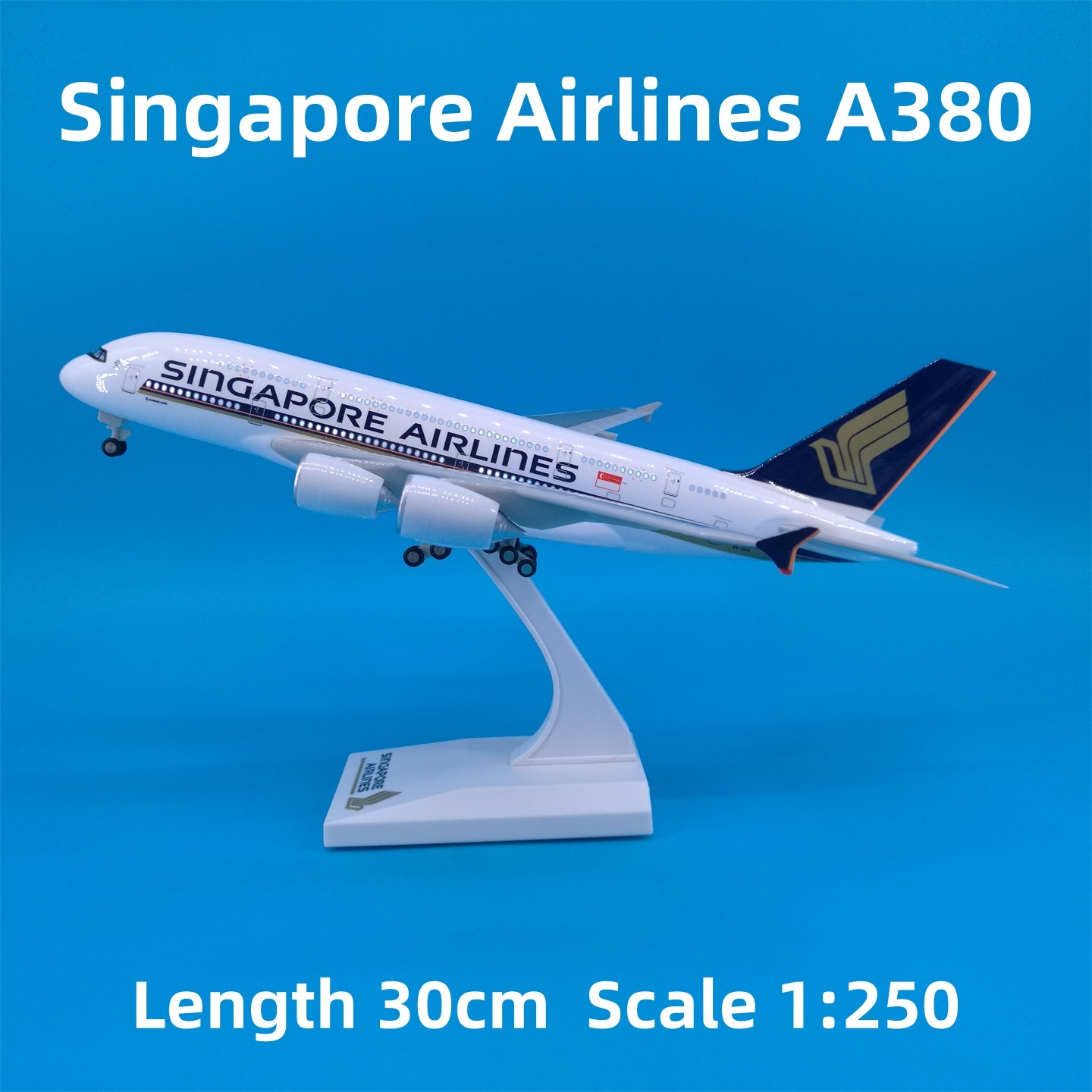 30 cm A380 Singapore Airlines