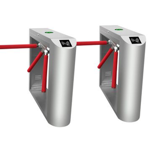 Hochs icherheit 304 Edelstahl Fußgänger Eingang und Ausgang QR-Code RFID-Karte Zugangs kontroll system Stativ Drehkreuz für Büro - Product Image 5