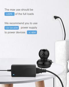 12V 5A 60W LED Transformer Switching <strong>Power</strong> Supply with 220V <strong>AC</strong> <strong>Input</strong> and 12V <strong>DC</strong> <strong>Output</strong> Plug-In Connection - Product Image 4