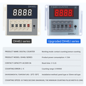Contador digital CNAOM, contador de inducción NPN, conteo de contactos, alta precisión, memoria de apagado - Product Image 2