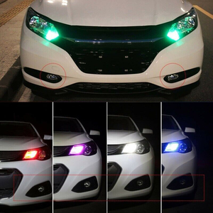หลอดไฟ LED พร้อมรีโมทคอนโทรลสำหรับ H11 H8 9005 H7 H4สีต่างๆ - Product Image 6