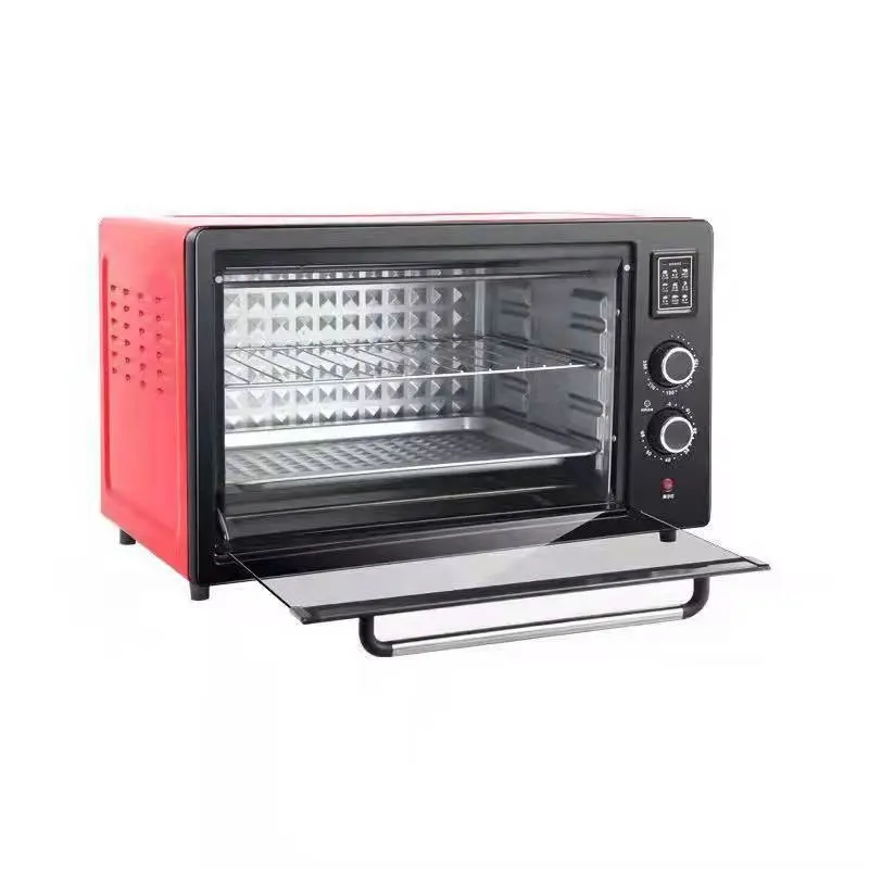 48L multi function big capacity electrical oven fast heating tabletop oven smokeless baking toaster oven