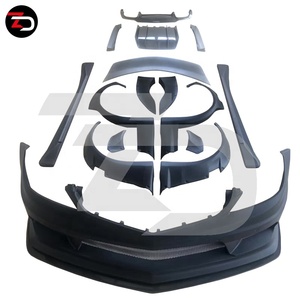 Yüksek Fitment L B geniş gövde kiti ön çamurluk arka çamurluk ön tampon difüzör gövde kanat için Mercedes C sınıfı W204 C204 C63 - Product Image 6