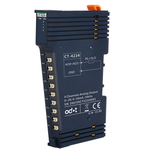 Odot Control Solutionアナログ出力IOモジュールCT-4234: 4 CH AO IOカード、0 & 4-20mA/16ビット、シングルエンド - Product Image 2