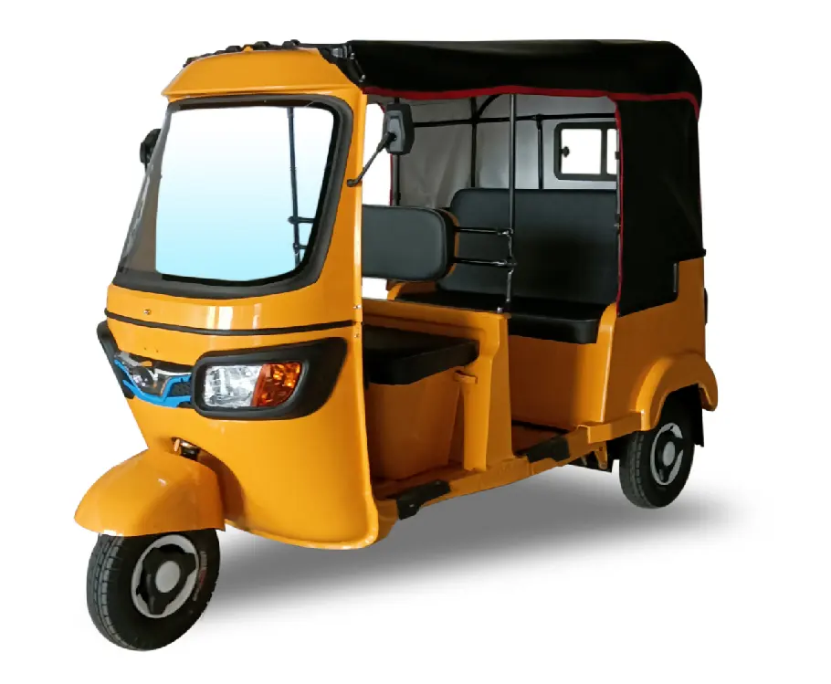 Gasoline motorized Rickshaw three wheel passenger tricycle Petrol Motor Tricycle from China