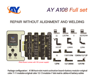 AY A108 Non-Removal Tag-On Camera Repair FPC Flex Battery Flex for iPhone 12 13 14 15 Pro Max Solve Camera POP-UPMessage <strong>Problem</strong> - Product Image 2