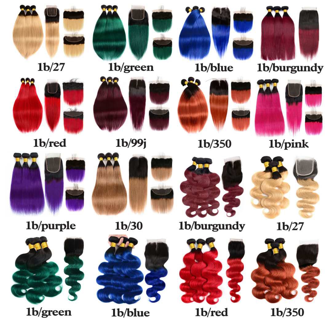Cheveux colorés